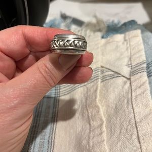 Scott Kay basket weave sterling silver band size 5 1/2